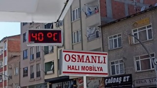Sungurluda termometreler 40 dereceyi gösterdi