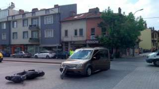 Tavşanlıda trafik kazası;1 Yaralı