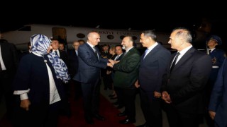TBMM Başkanı Kurtulmuş'a Azerbaycan'da sıcak karşılama
