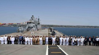 TCG ANADOLU IDEF-2023e katılan davetlileri ağırladı