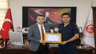 Teberciye üstün başarı belgesi verildi