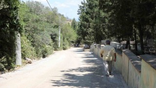 Tirilye mezarlık yolu çalışmaları tamamlandı