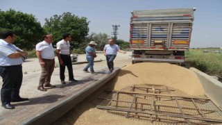 TMOnun üreticiden aldığı yılın ilk mahsulleri yerinde incelendi