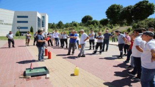 TOGÜde Yangın Söndürme Tatbikatı Yapıldı