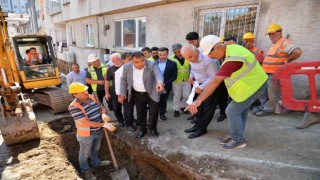 Trabzon kent merkezinde içme suyu altyapı çalışmaları devam ediyor