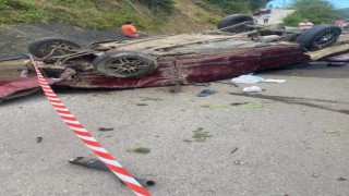 Trabzonda trafik kazası: 2 yaralı