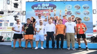Tuzlada su sporları festivali düzenlendi