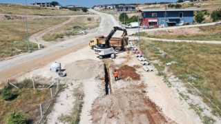 Uşak Belediyesi alt yapı çalışmalarına devam ediyor