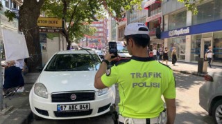 Uyarılara aldırış etmeyen sürücülere ceza kesildi