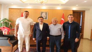 Vali Çiçek, Çağdaş Atan ile bir araya geldi