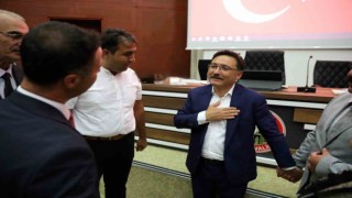 Vali Çiçek, muhtarlarla bir araya geldi