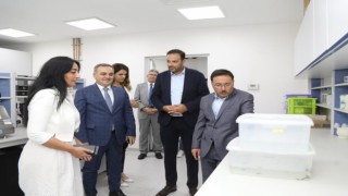 Vali Çiçek ve Rektör Altun, ERFARMAyı Ziyaret Etti