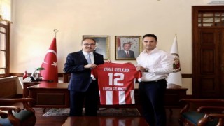Vali Kızılkayaya Elbistandan ziyaret