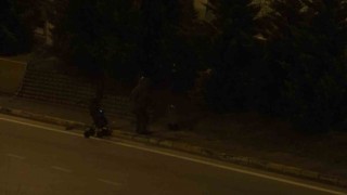 Yol kenarındaki şüpheli cisim fünyeyle patlatıldı: Kimyasal olabileceği şüphesiyle numune alındı