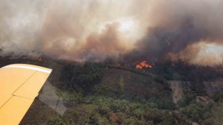 Yunanistana gönderilen Türk uçakları yangınlarda 414 ton su atımı gerçekleştirdi