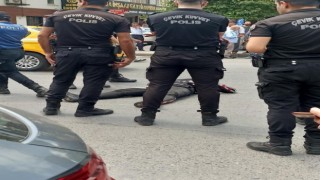 Yunus timi kazaya karıştı, 1 polis memuru yaralandı