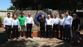 Zonguldak Tenis Deniz Spor Kulübünü ziyaret ettiler