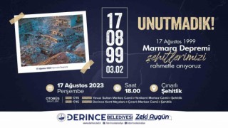 1999 depreminin 24. yıldönümünde hayatını kaybedenler anılacak