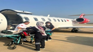 4 yaşındaki hasta uçak ambulansla Şanlıurfadan Bursaya getirildi