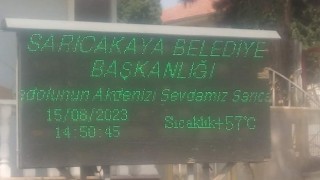 57 derece sıcaklığın resmidir