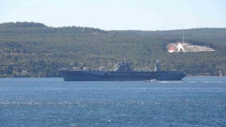 ABD'nin amiral gemisi USS Mount Whitney, Çanakkale Boğazından geçti