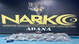 Adanada 16 kilo 820 gram esrar ele geçildi