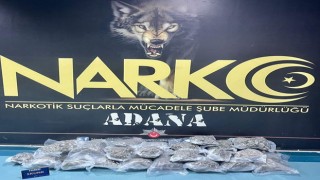 Adana'da 16 kilo esrar ele geçirildi