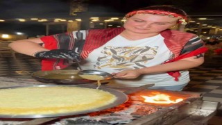 Adanalı ustadan Ayder yaylasında mangalda künefe