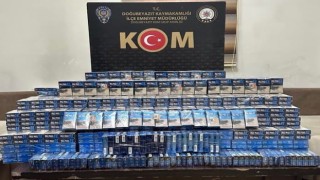 Ağrıda kaçak sigara ve telefon operasyonu