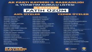 AK Parti Kayseri İl Yönetimi belli oldu