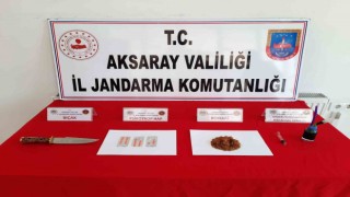 Aksaray jandarmadan uyuşturucu operasyonu: 5 gözaltı