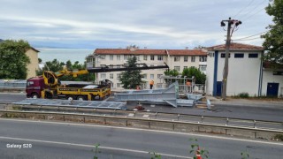Alaplı Erdem yuvayı birleştiren üst geçit yenileniyor