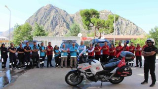 Amasya UMKE, 92 gönüllü sağlık çalışanıyla görev başında