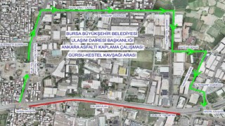 Ankara yolunda trafik düzenlemesi