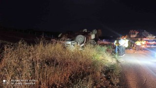 Ankarada TIR tarlaya uçtu, sürücü hayatını kaybetti