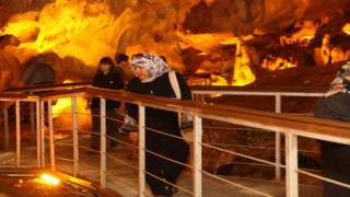 Ankarada turistlerin yeni göz bebeği: Tulumtaş Mağarası