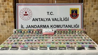 Antalyada kaçak 287 elektronik sigara ele geçirildi