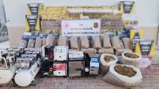 Antalyada kaçak sigaraya geçit yok