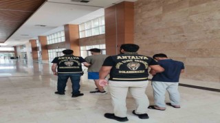 Antalyada kendisini polis olarak tanıtıp 1 milyon 600 bin liralık vurguna 6 gözaltı
