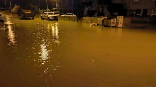 Artvinin Arhavi ilçesinde şiddetli yağmur su baskınlarına neden oldu