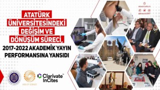 Atatürk üniversitesindeki değişim ve dönüşüm süreci akademik yayın performansına yansıdı