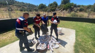 Aydında bin 191 paket kaçak sigara ele geçirildi