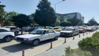 Aydında sınav trafiği