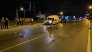 Bafrada motosiklet ile otomobil çarpıştı: 1 ölü