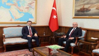 Bakan Güler, Bakan Yumaklı ile bir araya geldi