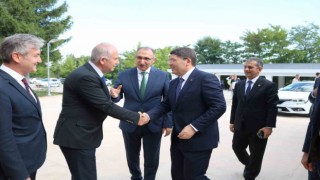 Bakan Tunç, Rektör Göktaş ile bir araya geldi