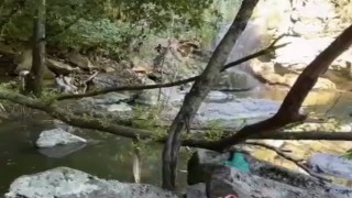 Bartında şelalede dalış yapan genç boğuldu