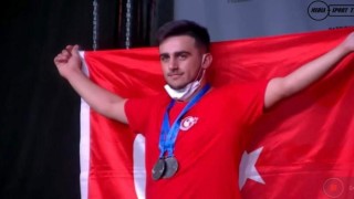 BARÜlü milli halterci Taner Çağlar, Avrupa üçüncüsü oldu