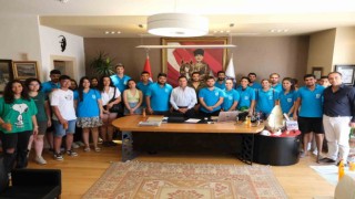 Başkan Aras, Tarım Kampı öğrencilerini ağırladı