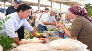 Başkan Arastan Turgutreis ve Karaova ziyareti